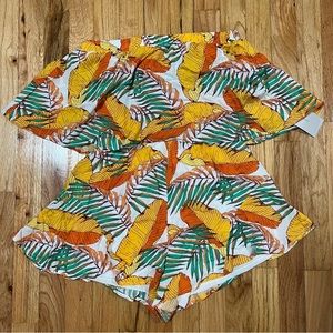 Love Encounter Leaves Romper Size S